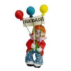 CLOWN SMALL BALLOON (WITHOUT PEDESTAL) 11.5 CM. HEIGHT