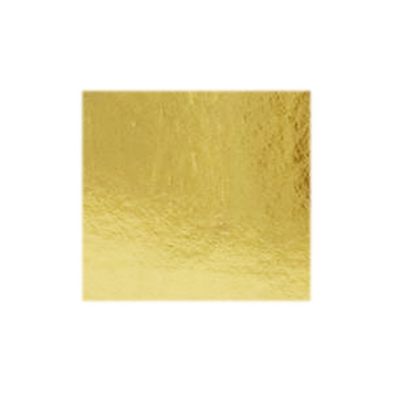 GOLD-/SILBERTABLETT 30 X 30 CM. EINHEIT ( DICKE 1 MM. )