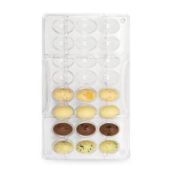 MOULD 24 CAVITIES FOR CHOCOLATE EGG, DECORA (0050048)