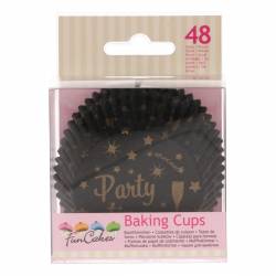 FUNCAKES BAKING CUPS PARTY TIME PK/48 (FC4209)