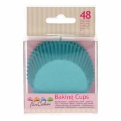 FUNCAKES BAKING CUPS-TÜRKIS-PK/48  (FC4008)