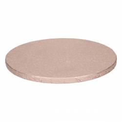 FUNCAKES ROUND BASE PINK GOLD 25 CM ( FC1425RD )