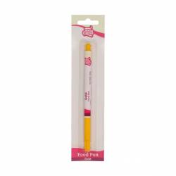 EXPIRY DATE 13/04/2023-FUNCAKES GOLD MARKER ( GOLD ) F45530