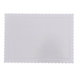 25 uds EXTRA-STRONG RECTANGULAR WHITE TRAY 30 X 40 X 3...