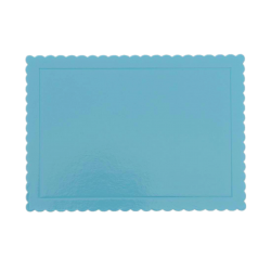 EXTRA-STRONG RECTANGULAR BABY BLUE TRAY 30 X 40 X 3 MM....