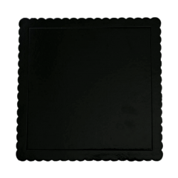 EXTRA-STRONG BLACK SQUARE TRAY 20 X 20 X 3 MM. HEIGHT...