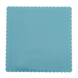 100 UDS EXTRA-STRONG BABY BLUE SQUARE TRAY 30 X 30 X 3...