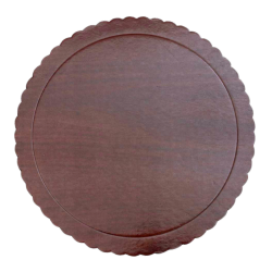 50 UDS EXTRA STRONG DISC DARK WOOD 30 X 3 MM.HEIGHT REF....