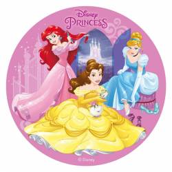 WAFER DISC - PRINCESSES FOIL 20 CM. DEKORA (114377)