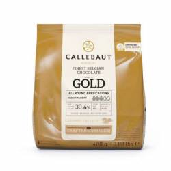 CALLEBAUT CHOCOLATE CARAMEL CALLETS GOLD 400 GR. (...
