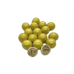 MAXI YELLOW CEREAL BALLS-WHITE CHOCOLATE-CARAMEL (22 MM)...