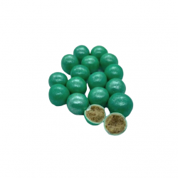 MAXI GREEN CEREAL BALLS-WHITE CHOCOLATE-CARAMEL (22 MM)...