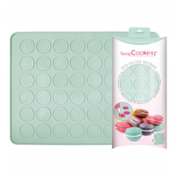 SILICONE MAT FOR MACARONS. SCRAPCOOKING