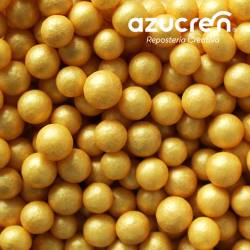 AZUCRENPERLEN GOLD 7 MM. AZUCRENDOSE 900 GRAMM - OHNE E171