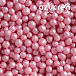 PINK AZUCREN PEARLS 4 MM. AZUCREN CAN 90 GRAMS - WITHOUT...