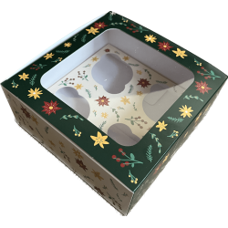 BOX 4 CUPCAKES CHRISTMAS AZUCREN