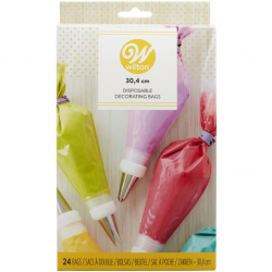 24 UND. DISPOSABLE PIPING BAGS WILTON (02-0-0018)