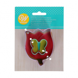SET 2 WILTON FLOWER AND BUTTERFLY CUTTERS ( 129001715)