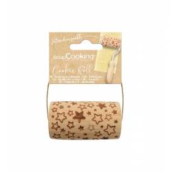 MINI STAR-SHAPED WOODEN ROLLING PIN -SCRAPCOOKING (5302)