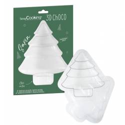 3D CHOCOLATE CHRISTMAS TREE MOULD -SCRAPCOOKING (6760)