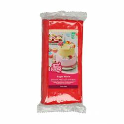FUNCAKES SUGAR PASTE FIRE RED 250 GR (F20120)