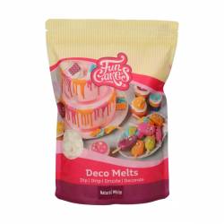 FUNCAKES DECO MELTS NATURAL WHITE (WITHOUT E171) 250...