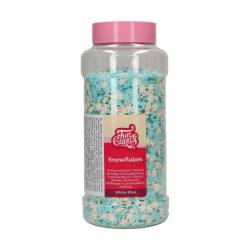 BLAU-WEISSE SCHNEEFLOCKEN-FUNKCAKES 450 GRAMM ( F52820 )