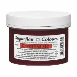 CHRISTMAS RED SUGARFLAIR COLOURING CAN 400 GRAMS ( A214 )...