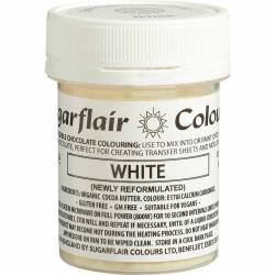 WHITE CHOCOLATE COLOURING (WHITE) SUGARFLAIR 35 GR ( C313 )