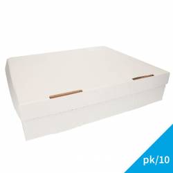 10 UNITS BOX 24 WHITE CUPCAKE FUNCAKES ( FC1220 )