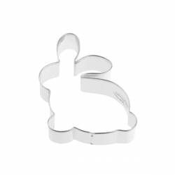SMALL RABBIT COOKIE CUTTER 8 x 7 x 2.5 CM. DR. OETKER...