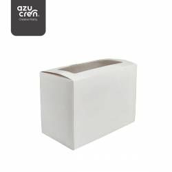 EXCELLENT 2 WHITE CUPCAKE BOX AZUCREN