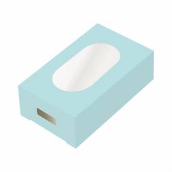 PACK 10 PASTEL BLUE CAKESICLE BOXES SIMPLY MAKING (SM205755)