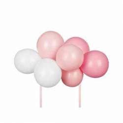 PARTYDECO KIT TOPPER GLOBO 29 CM. ROSA (KBT3-081)