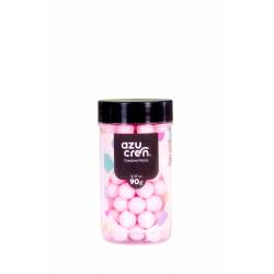 SUPERBOULE DE SUCRE ROSE PASTEL 10 MM 90 GRAMMES AZUCREN