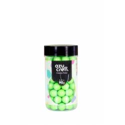 SUPERBOULE DE SUCRE VERT PASTEL 10 MM 90 GRAMMES AZUCREN