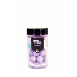 EXTRABOULE DE SUCRE LILAS PASTEL 14 MM 90 GRAMMES AZUCREN