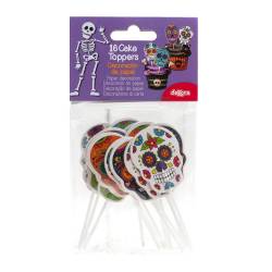 PINCHOS HALLOWEEN CALAVERA DEKORA (354163)