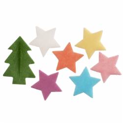 DEKORA WAFER STARS AND TREES UNITS (115015)