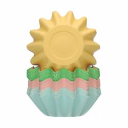 FUNCAKES 48 BLOOM BAKING CUP - PASTEL RAINBOW (F84400)