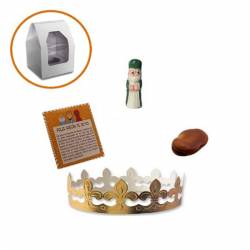 SET ROSCON AZUCREN (CORONA + HABA + 1 REY PORCELANA +...