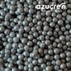 PERLAS DE AZÚCAR PLATA 4 MM. AZUCREN BOTE 900 GR - SIN E171