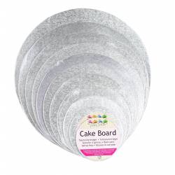 FUNCAKES BASE REDONDA PLATA 25CM X 4 MM (FC925RD)