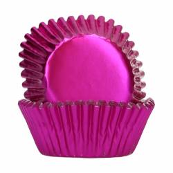 FUNCAKES 48 CAPSULAS ROSA METALICO (F84455)