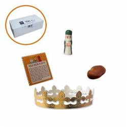 SET ROSCON AZUCREN ( CROWN + BEAN + 1 PORCELAIN KING +...