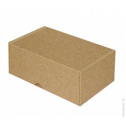 KRAFT RECTANGULAR BOX 23 X 13 X 9 CM. HEIGHT