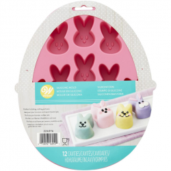 WILTON EASTER BUNNIES SILICONE MOULD (129001605)