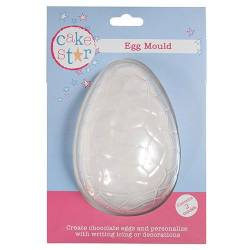 2 EGG MOULDS 14 X 9.3 X 4.9 CM. CAKE STAR (C84833)