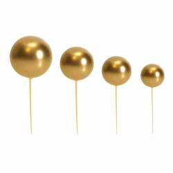 SET 20 GOLDEN DECORATIVE BALLS AZUCREN