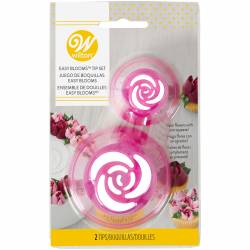 CONJUNTO 2 BICOS COR-DE-ROSA (EASY BLOOMS) WILTON...